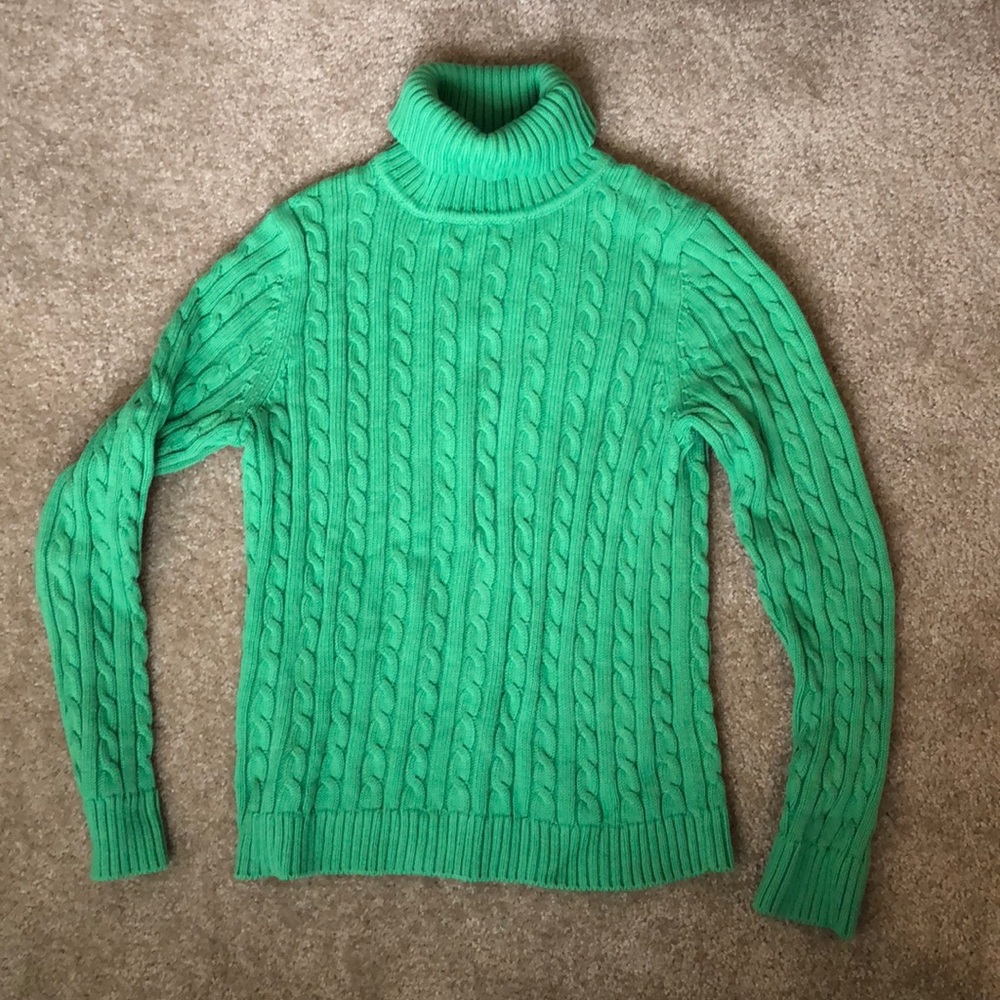 LLBean turtle neck sweater